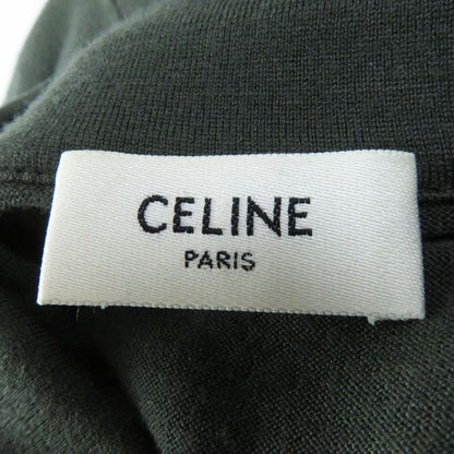 Celine 2x561453l Wool Cashmere Carriage Embroidery Gold Button Long Sleeve