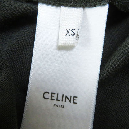 Celine 2x561453l Wool Cashmere Carriage Embroidery Gold Button Long Sleeve