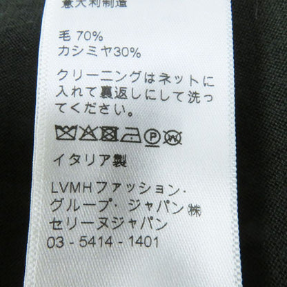 Celine 2x561453l Wool Cashmere Carriage Embroidery Gold Button Long Sleeve