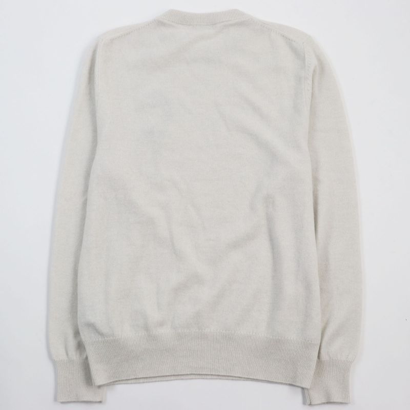 DIOR Homme 23AW 343m640at721 100% Cashmere CD Interlace Knit Sweater Grayish XS