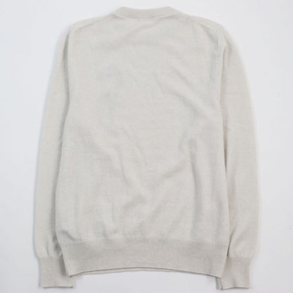 DIOR Homme 23AW 343m640at721 100% Cashmere CD Interlace Knit Sweater Grayish XS