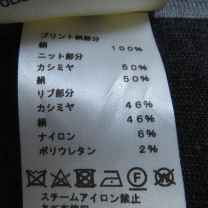 Hermes Clic Clac A Pois Clic Clac Silk Cashmere Twill Raine Long Sleeve Dress