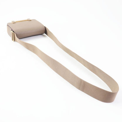 Hermes Geta Etoupe Gold Hardware Shoulder Bag Engraved B With Box And Storage