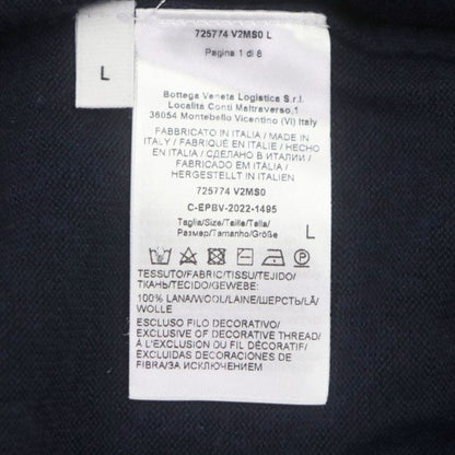  Bottega Veneta 2022 725774 100% Wool Logo Embroidery Turtleneck