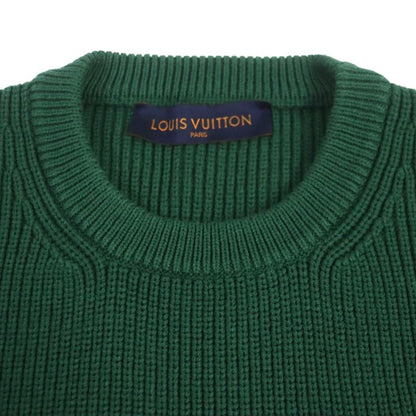  Louis Vuitton 21SS Rasta Collar Jamaica Logo Embroidered Crew Neck Knit Multi