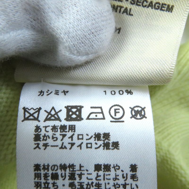 Hermes 2022 100% Cashmere Crew Neck With Serie Buttons Long Sleeves Sweater/knit