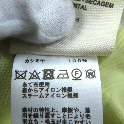 Hermes 2022 100% Cashmere Crew Neck With Serie Buttons Long Sleeves Sweater/knit