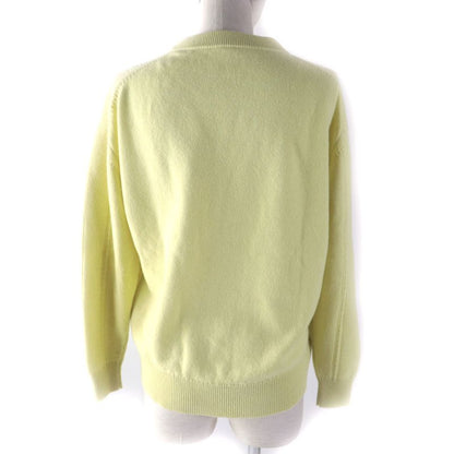 Hermes 2022 100% Cashmere Crew Neck With Serie Buttons Long Sleeves Sweater/knit