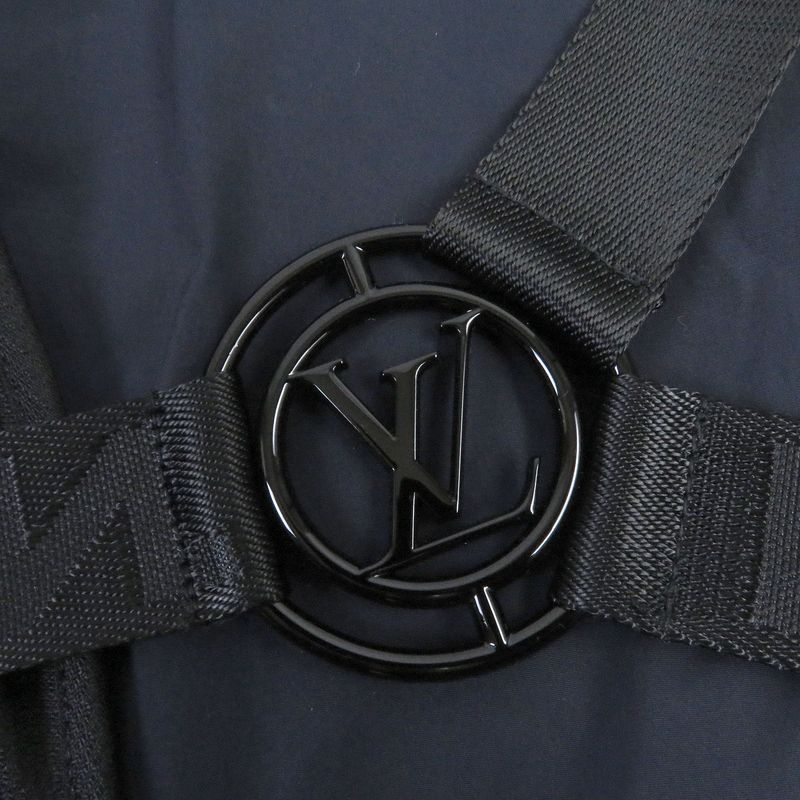 Louis Vuitton 19AW Docking Pullover Windbreaker Anorak Hoodie Blouson Navy 52