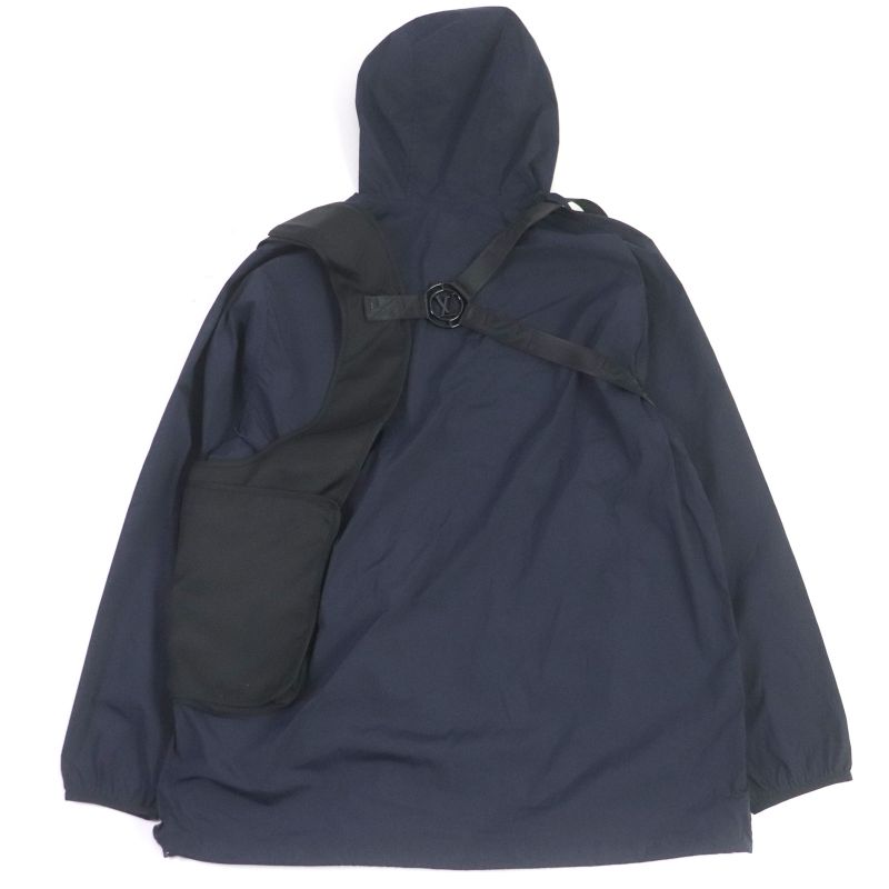 Louis Vuitton 19AW Docking Pullover Windbreaker Anorak Hoodie Blouson Navy 52