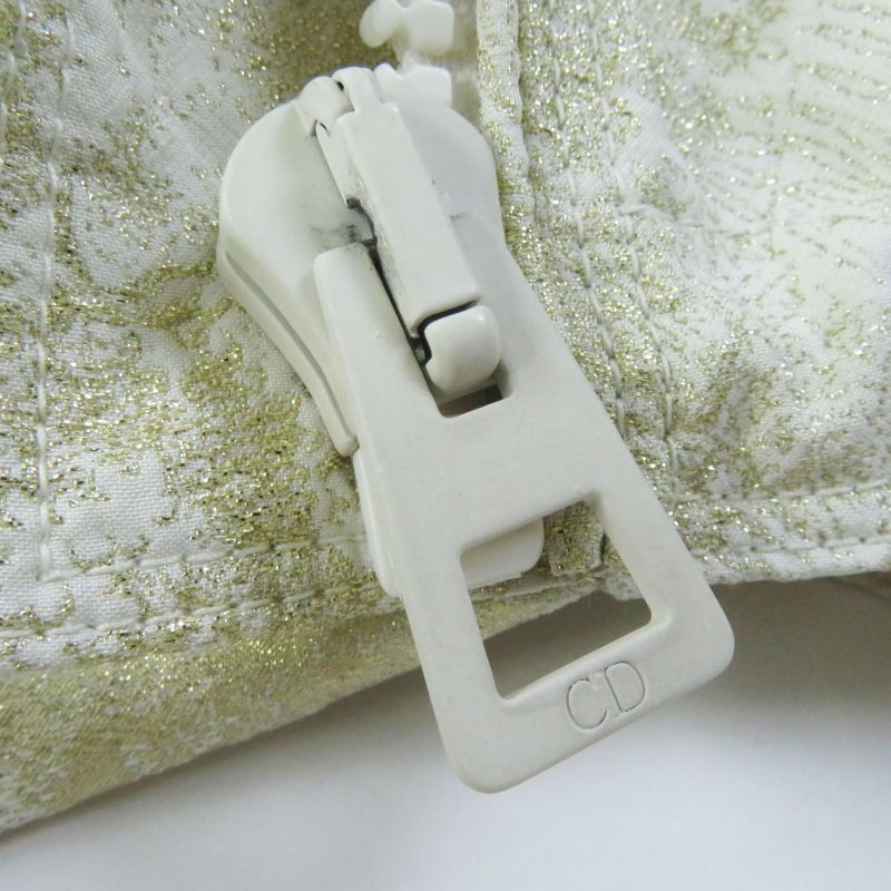 Christian DIOR 217c31a2985 Toile De Jouy Windbreaker Jacket Light Beige Gold S