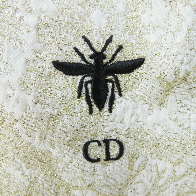 Christian DIOR 217c31a2985 Toile De Jouy Windbreaker Jacket Light Beige Gold S