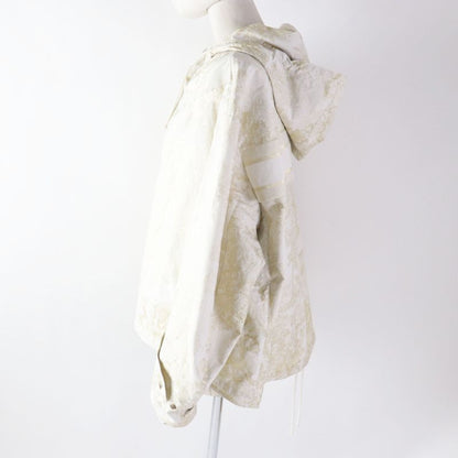 Christian DIOR 217c31a2985 Toile De Jouy Windbreaker Jacket Light Beige Gold S