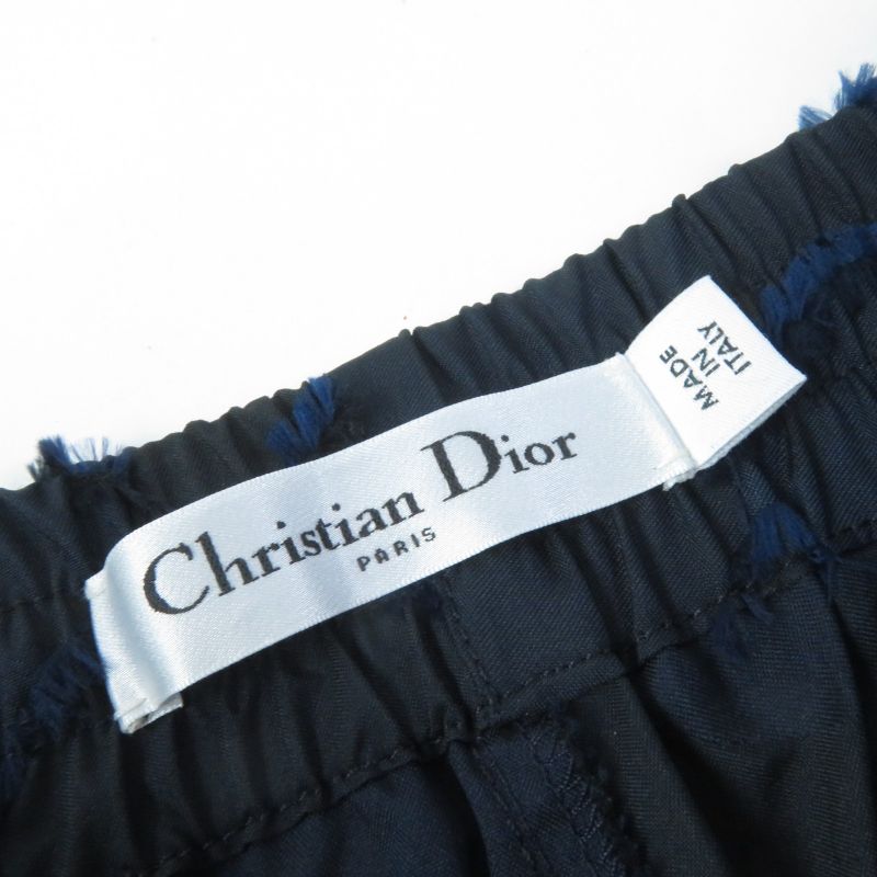 Christian DIOR 017a08a2960 Camouflage Pattern Hem Zip Jacquard Pants With Logo
