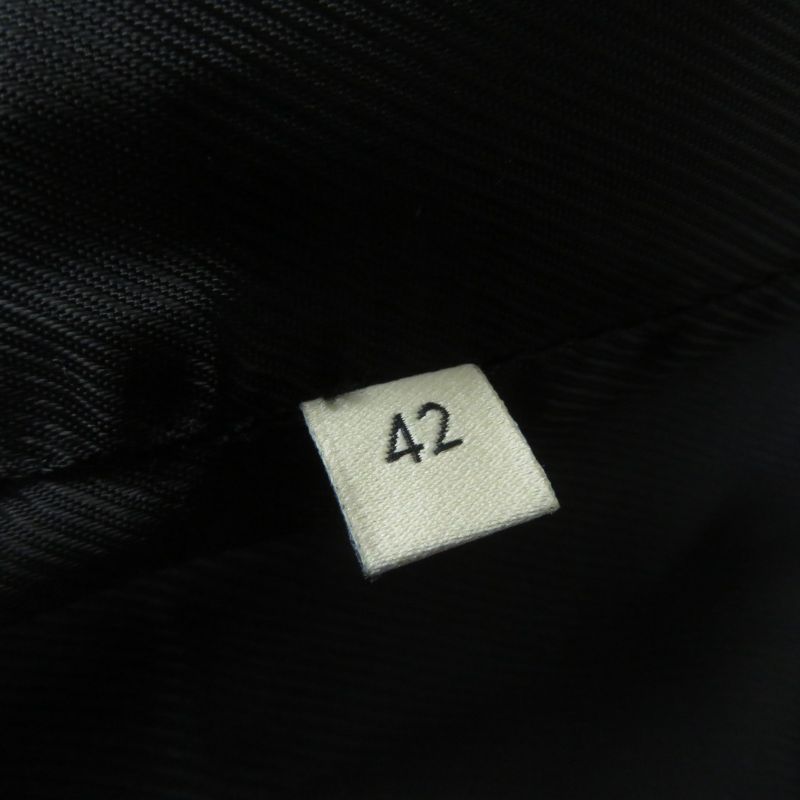 Gucci 20AW 619253 GG Button Belted Jacket Black 42 Ladies