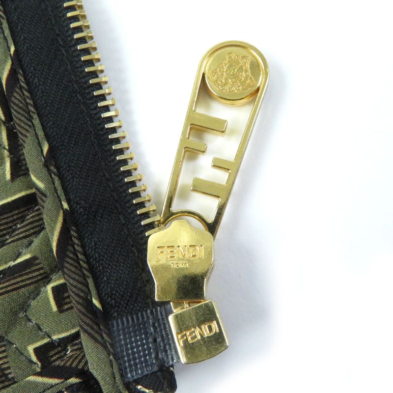 Fendace Fendi Versace 22SS Fj7258 100% Silk FF Logo Baroque Pattern Blouson