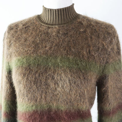 Hermes 22AW 2h2600dg Wool Mohair Silk Cashmere Long Sleeve Knit Pullover