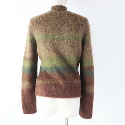 Hermes 22AW 2h2600dg Wool Mohair Silk Cashmere Long Sleeve Knit Pullover