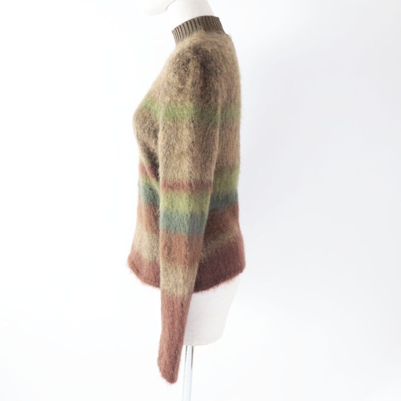 Hermes 22AW 2h2600dg Wool Mohair Silk Cashmere Long Sleeve Knit Pullover