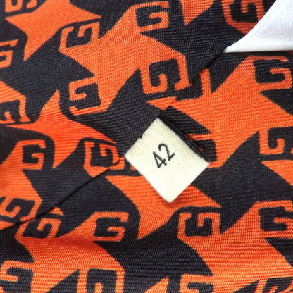 Gucci 674323 100% Silk Lining With GG Buttons Staggered Pattern Hand-tufted