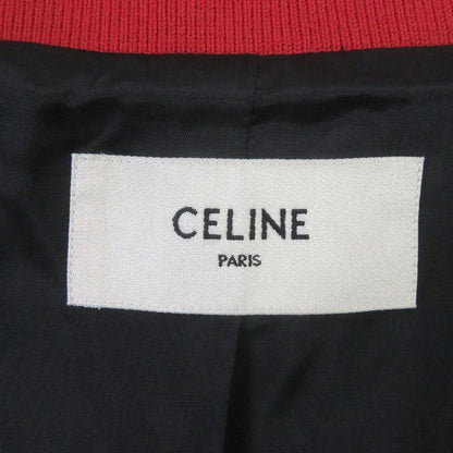 Celine 21SS 2v87c851c THE Dancing KID Teddy Jacket Back Logo Studded Satin