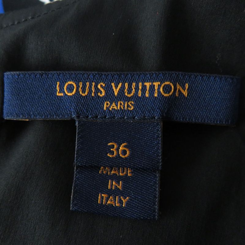 Louis Vuitton 2021 Fkdr51 Game On Ruffle Scoopneck Babydoll Dress 100% Silk