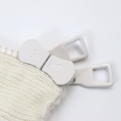 Louis Vuitton 19AW Hhn15w Baseball Zip-up Knit Long Cardigan 100% Wool LV Logo