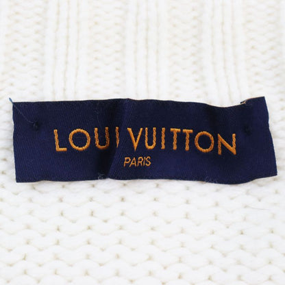Louis Vuitton 19AW Hhn15w Baseball Zip-up Knit Long Cardigan 100% Wool LV Logo