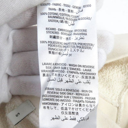 Gucci 560502 Tennis 100% Cotton Logo Embroidery Pullover Hoodie Ivory S Made