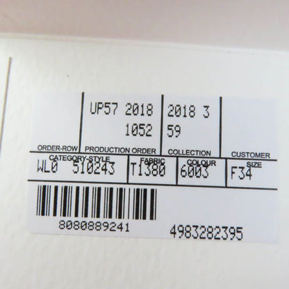 Balenciaga 510243 Virgin Wool Jacquard Logo Long Sleeve Knit Pink Black 34