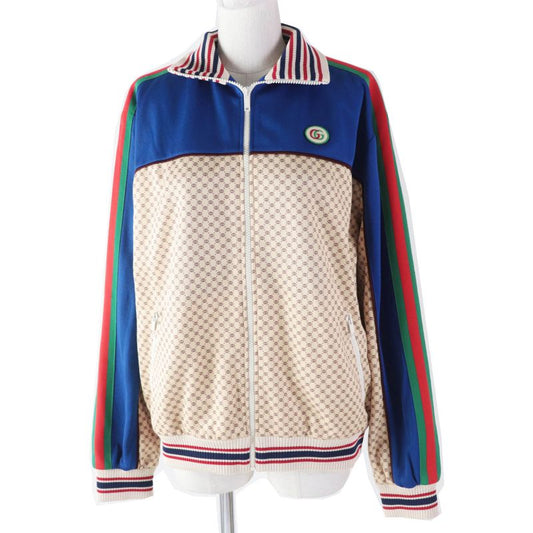 Gucci 655196 Interlocking G Print Jersey Jacket Multi M Genuine