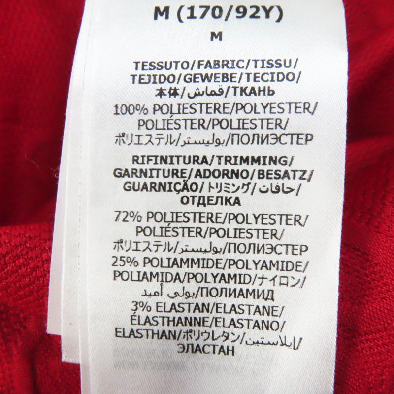 Gucci 653412 Half Zip GG Pattern Long Sleeve Dress Red M With Hanger And