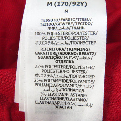 Gucci 653412 Half Zip GG Pattern Long Sleeve Dress Red M With Hanger And