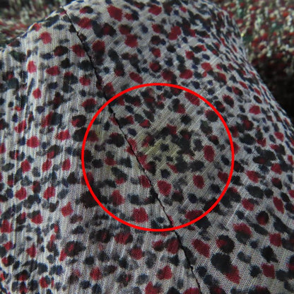 CHANEL P49823 Lined 100% Silk Zip Up Tweed Coat A-line Coat Multicolor 34 Made