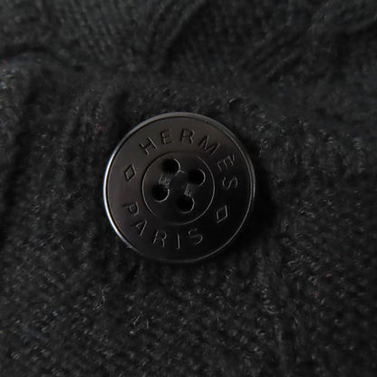 Hermes 2022 2h2644d6 Cashmere Blend With Serie Buttons Chaine D'ancre Patterned
