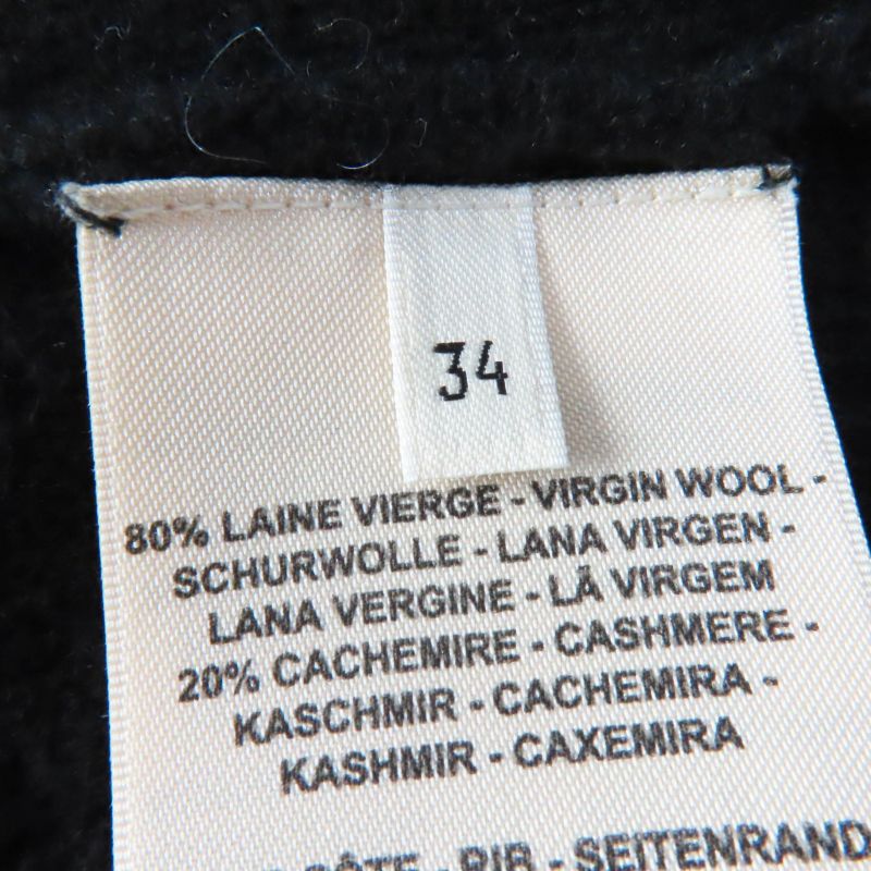 Hermes 2022 2h2644d6 Cashmere Blend With Serie Buttons Chaine D'ancre Patterned