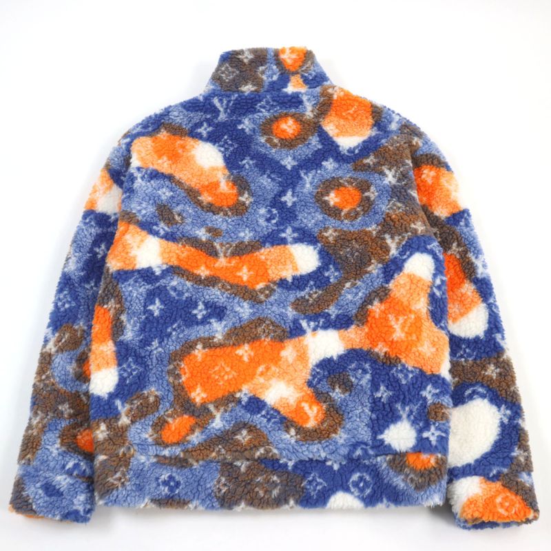 Louis Vuitton 23SS 1aau8l Jacquard Camo Fleece Blouson Monogram Sheer Ring