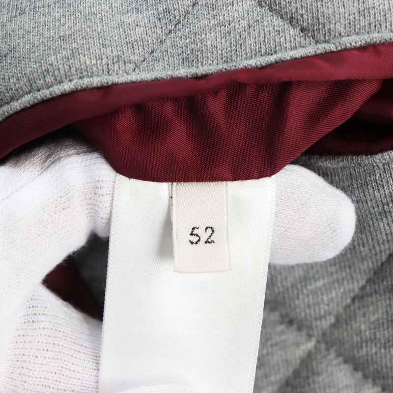 Celine 23AW 2w15a227r Teddy Jacket Cotton Logo Hooded Oversized Blouson