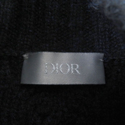 DIOR Homme 113m616at183 100% Cashmere CD Logo Embroidery High Neck Cable Knit