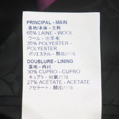 Louis Vuitton Madras Check Monogram Logo Button Chester Coat Pink Multi 48