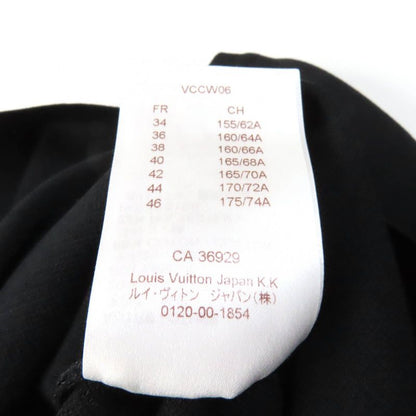 Louis Vuitton Monogram Flower Lace Knee-length Paneled Dress Black XS (equivalen