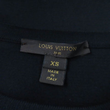 Louis Vuitton Monogram Flower Lace Knee-length Paneled Dress Black XS (equivalen