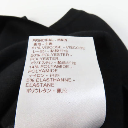 Louis Vuitton Monogram Flower Lace Knee-length Paneled Dress Black XS (equivalen