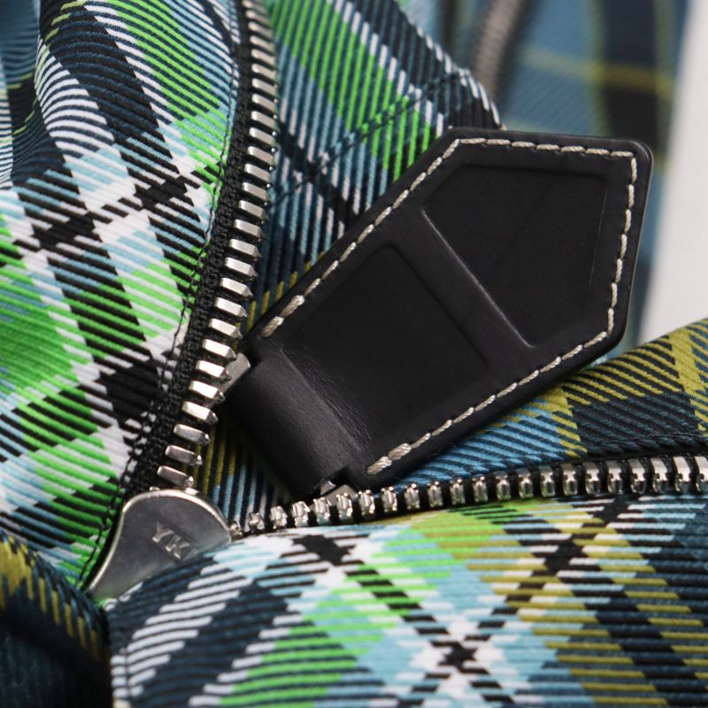 Hermes 2021 Checkered Half-zip Pullover Jacket Blouson Multicolor 46 With