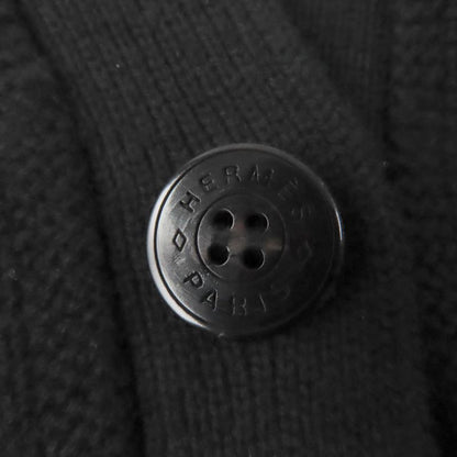 Hermes 2020 100% Wool H Pattern With Serie Buttons Oversilhouette Long Sleeves