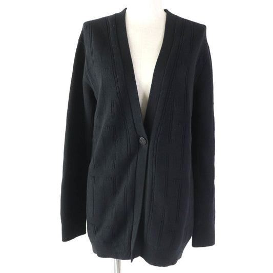 Hermes 2020 100% Wool H Pattern With Serie Buttons Oversilhouette Long Sleeves