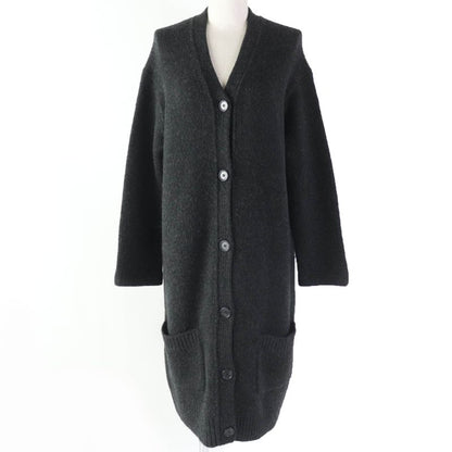Celine 2 5q46/4206 100% Cashmere Phoebe Period Long Sleeves Knitted Coat Long