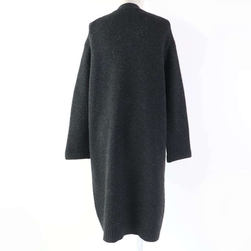 Celine 2 5q46/4206 100% Cashmere Phoebe Period Long Sleeves Knitted Coat Long