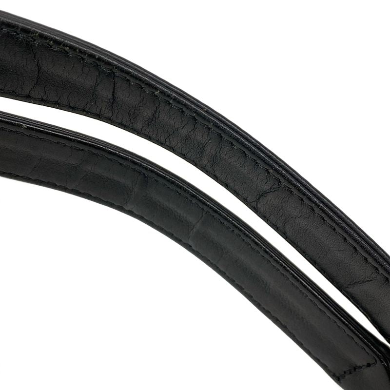 Chanel Tote Bag Matelasse Black Silver Hardware / Chain Shoulder