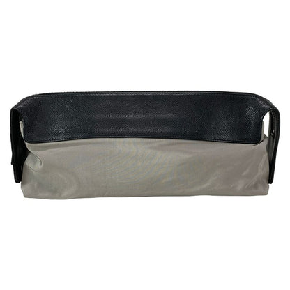 Chanel Tote Bag Matelasse Black Silver Hardware / Chain Shoulder